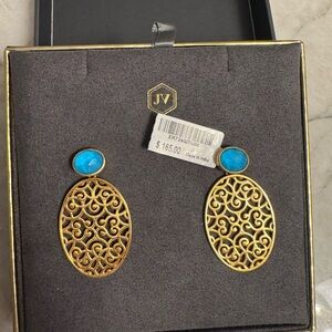 NWT Julie Vos Vienna Statement Earring
Iridescent Pacific Blue